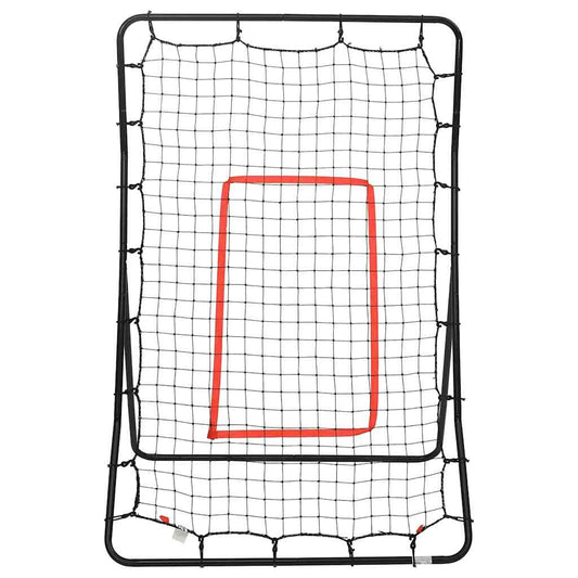 93372 vidaXL Softball Rebounder 88x79x137 cm Steel