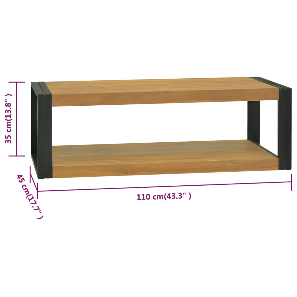 Bathroom Cabinet 120x45x35 cm Solid Wood Teak