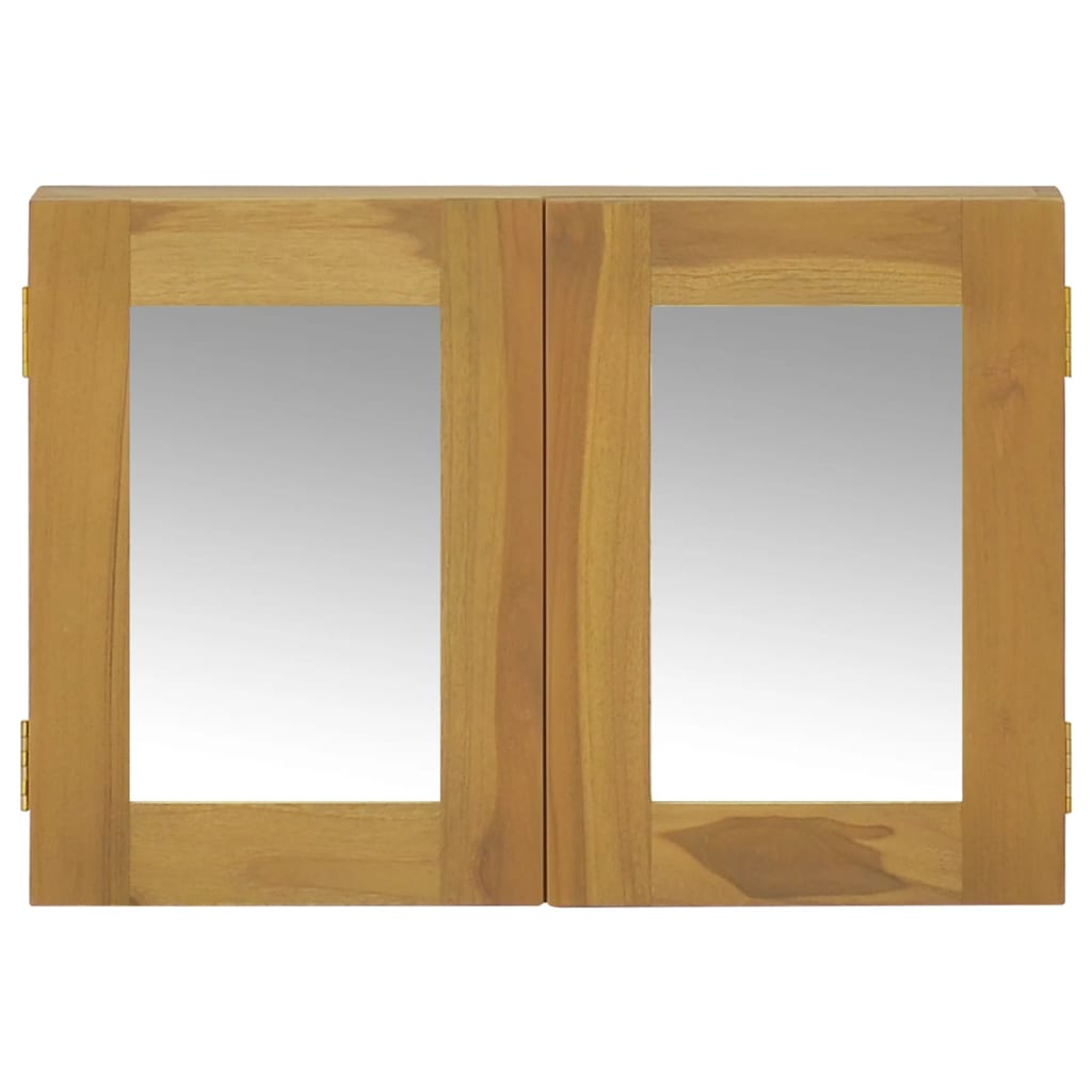 Mirror Cabinet 60x10x40 cm Solid Wood Teak