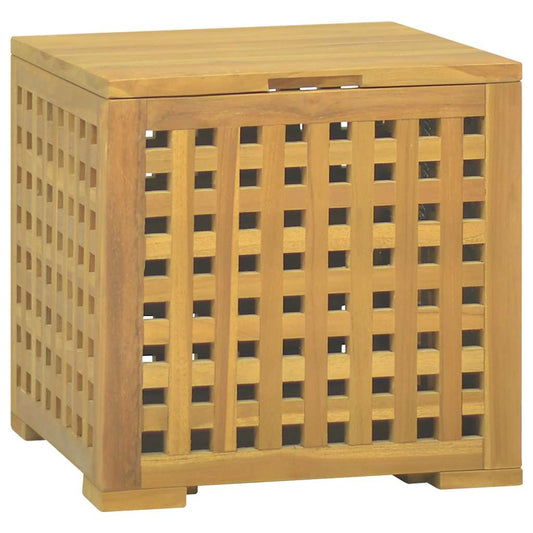 338262 vidaXL Rope Box 40x40x40 cm Solid Wood Teak