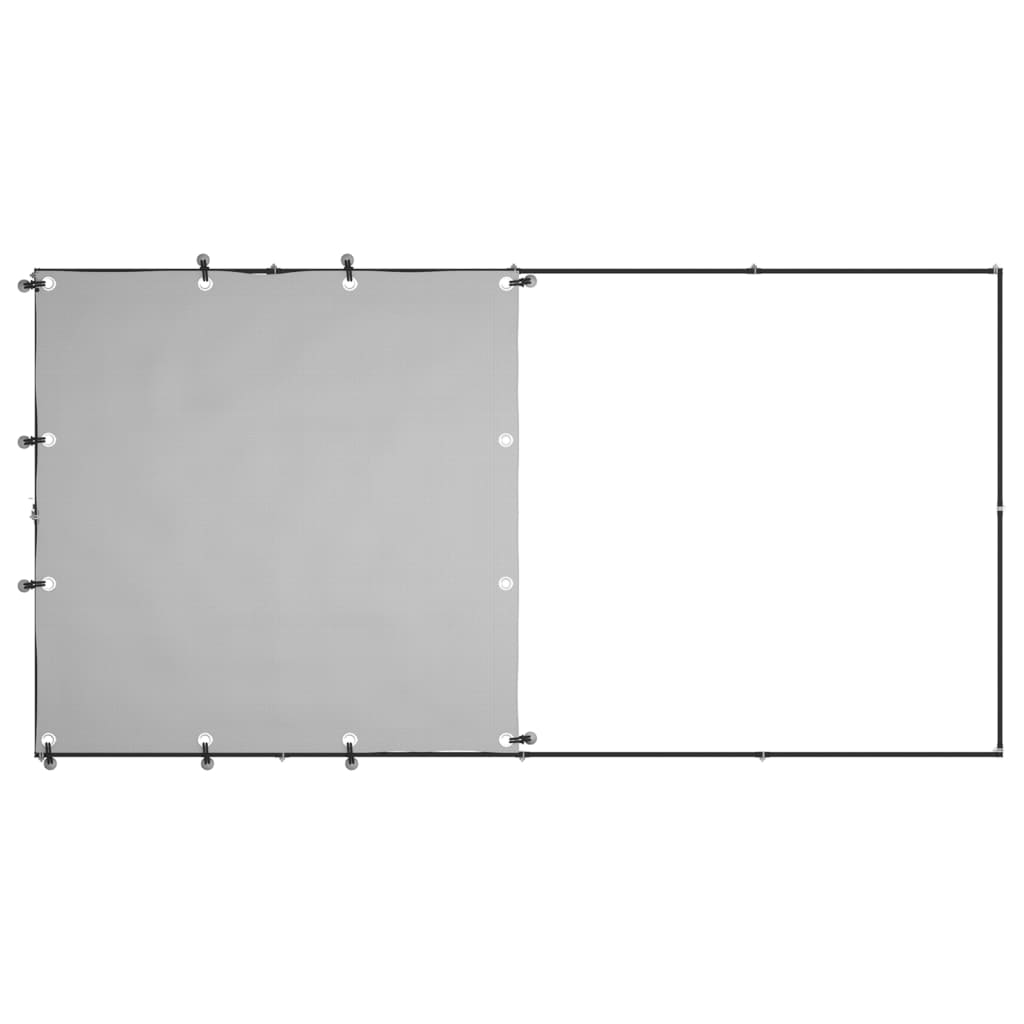 Dog Kennel | Black and silver grey | Powder-coated steel, Polyethylene