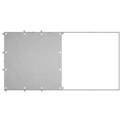 Dog Kennel Silver 2.42 m² Steel