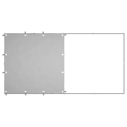 Dog Kennel Silver 2,42 m² Steel