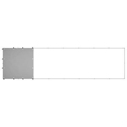 Dog Kennel Silver 4.84 m² Steel