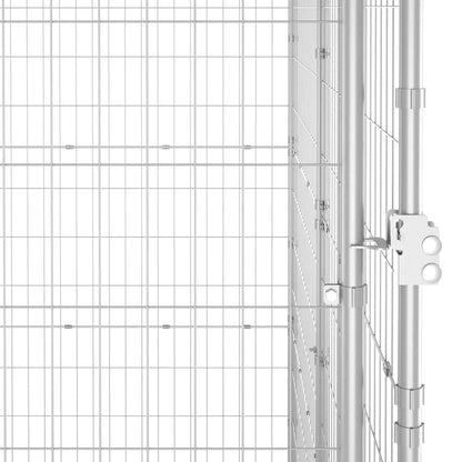 Outdoor Dog Kennel Galvanised Steel 24.2 m²