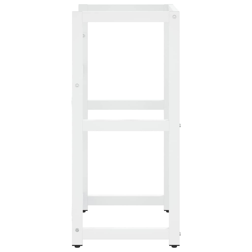 Bathroom Washbasin Frame White 40x38x83 cm Iron