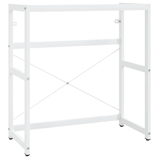 338498 vidaXL Bathroom Washbasin Frame White 79x38x83 cm Iron