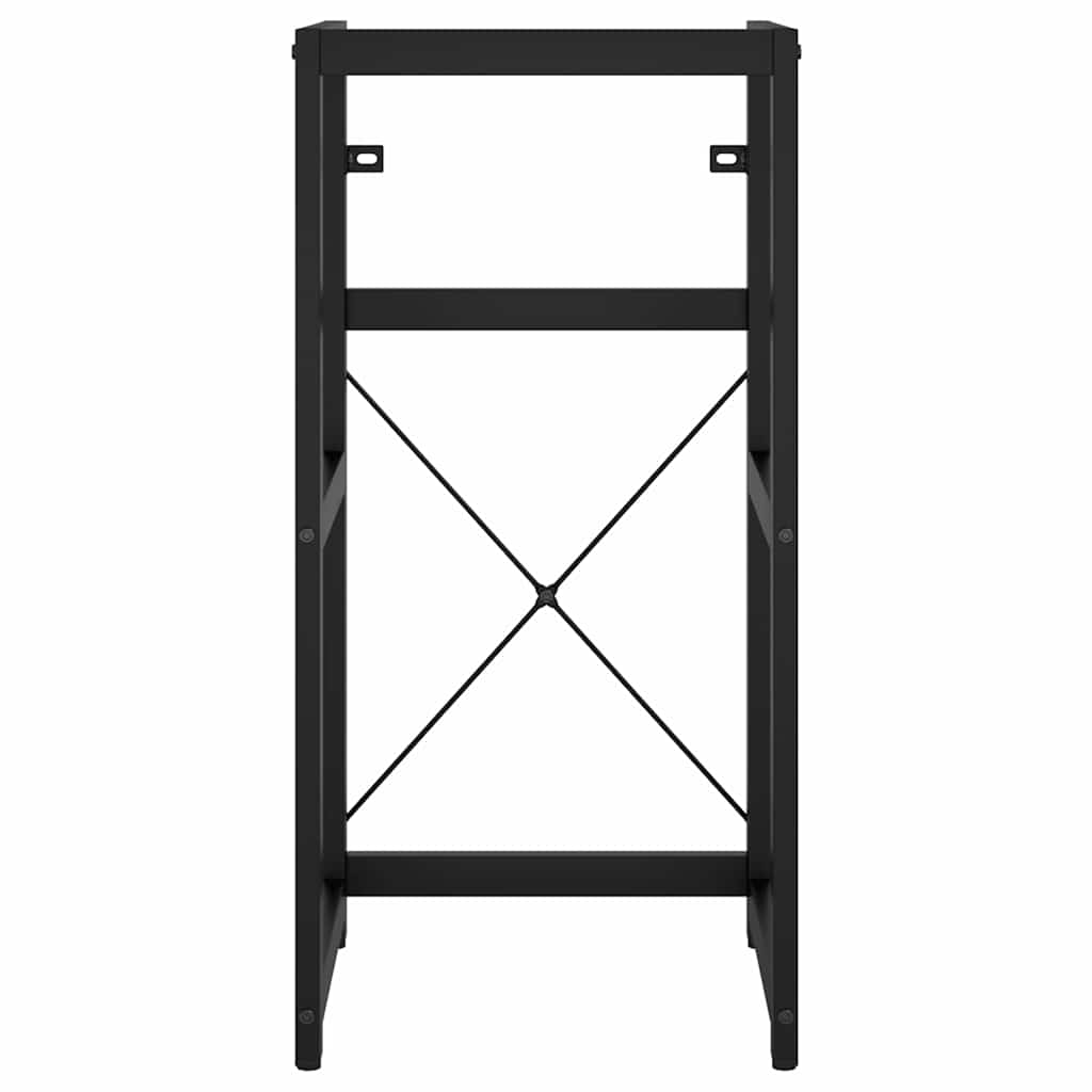 Bathroom Washbasin Frame Black 40x38x83 cm Iron