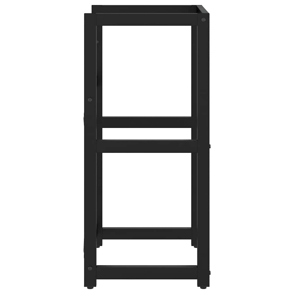 Bathroom Washbasin Frame Black 40x38x83 cm Iron