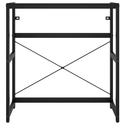 338501 vidaXL Bathroom Washbasin Frame Black 79x38x83 cm Iron