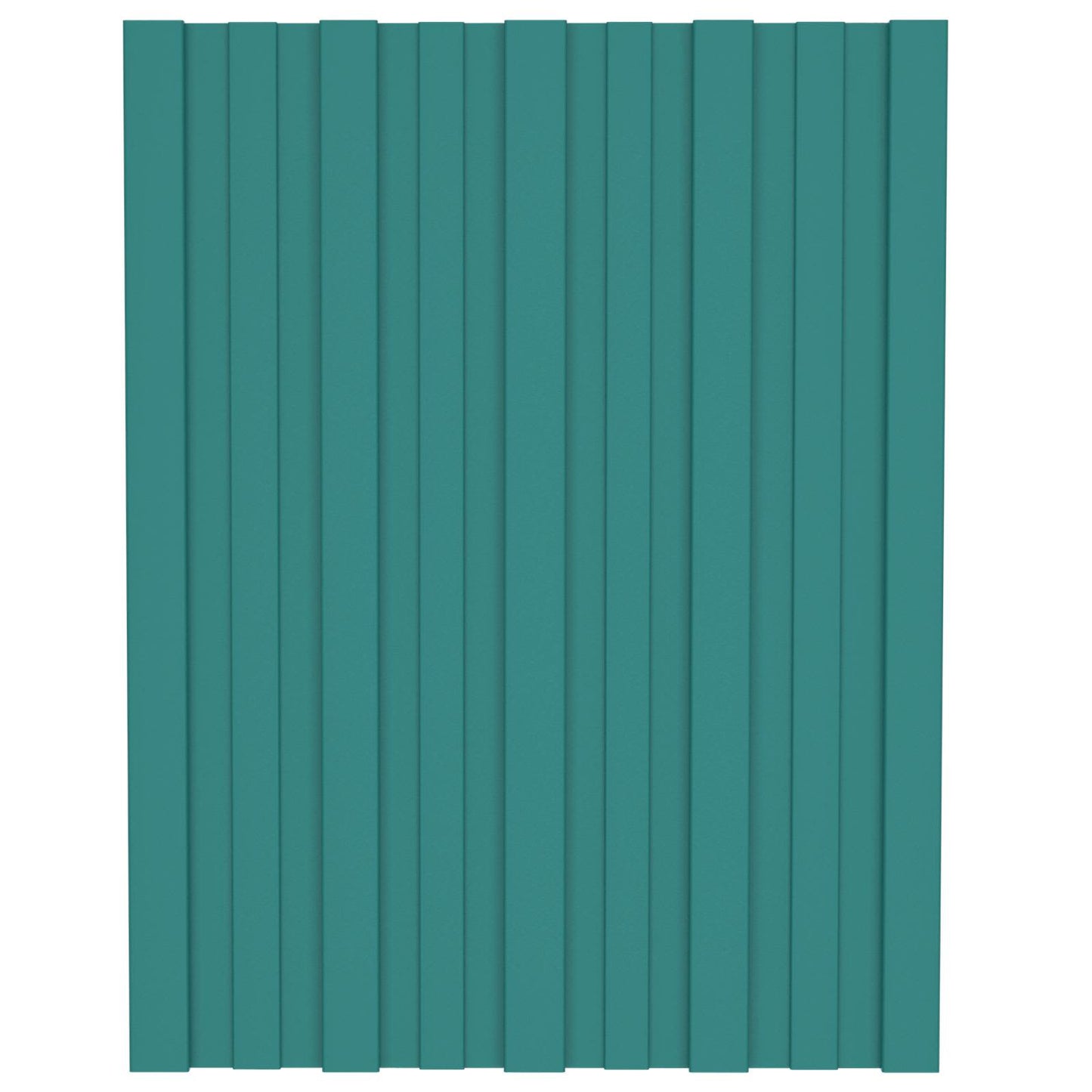 Roof Panel 12 pcs Green 60 x 45 cm Galvanised steel