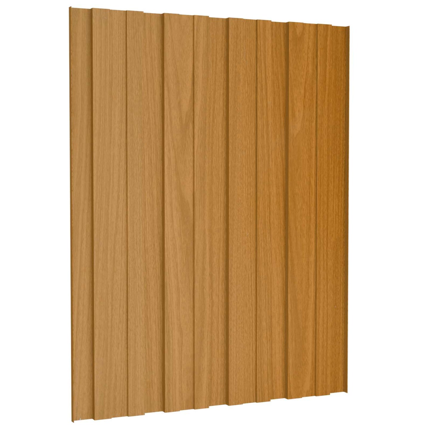 Roof Panel 12 pcs Natural 60 x 45 cm Galvanised steel