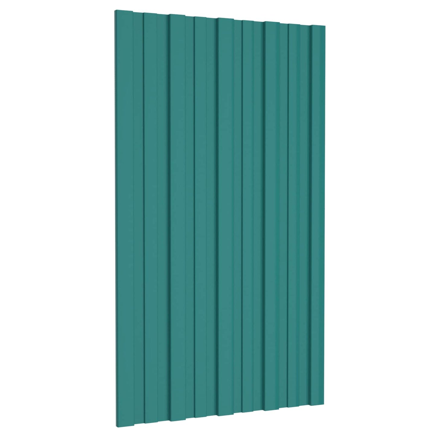 Roof Panel 12 pcs Green 80 x 45 cm Galvanised steel