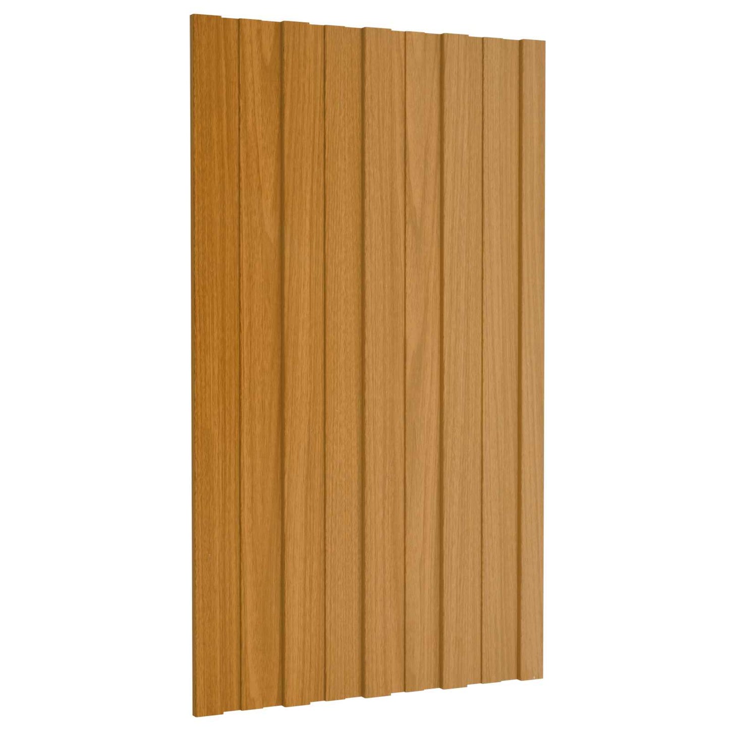 Roof Panel 12 pcs Natural 80 x 45 cm Galvanised steel