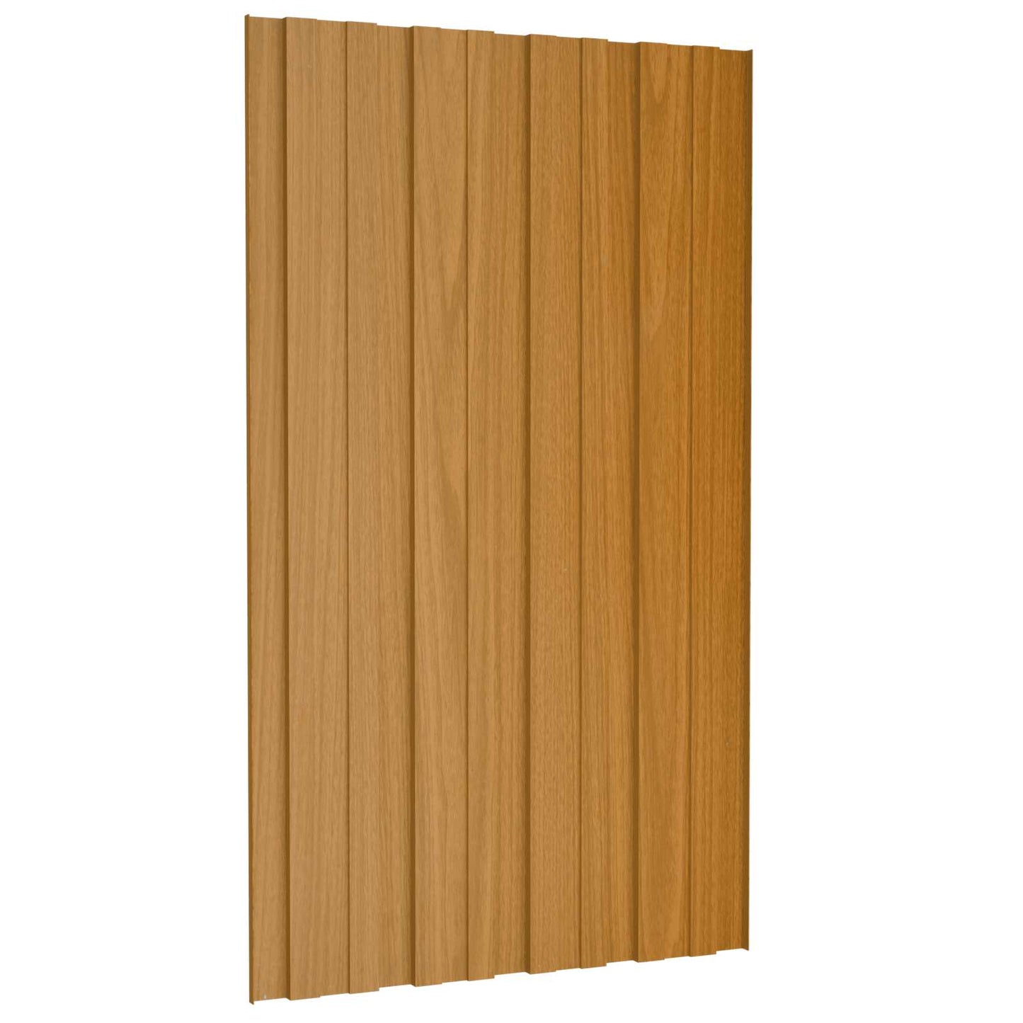 Roof Panel 12 pcs Natural 80 x 45 cm Galvanised steel