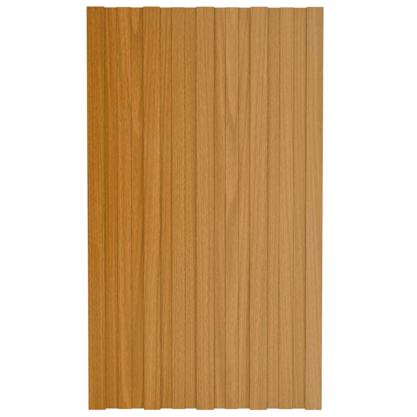 Roof Panel 12 pcs Natural 80 x 45 cm Galvanised steel