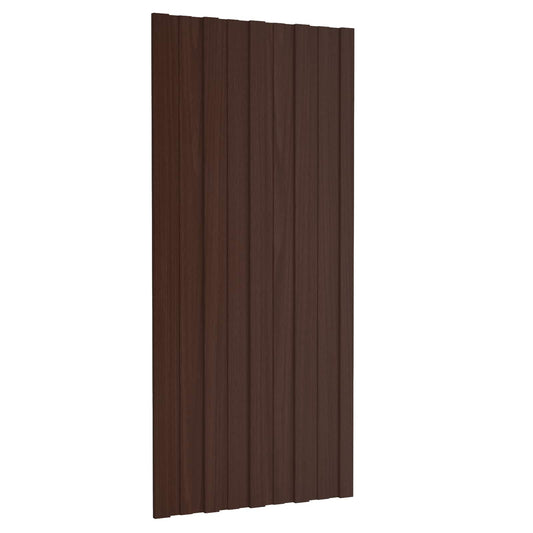 Roof Panel 36 pcs Brown 100 x 45 cm Galvanised steel