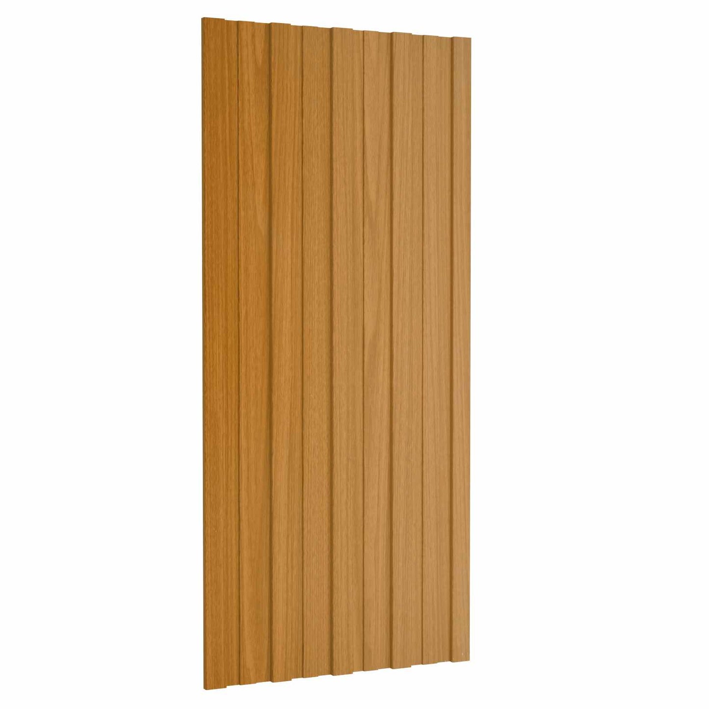Roof Panel 12 pcs Natural 100 x 45 cm Galvanised steel