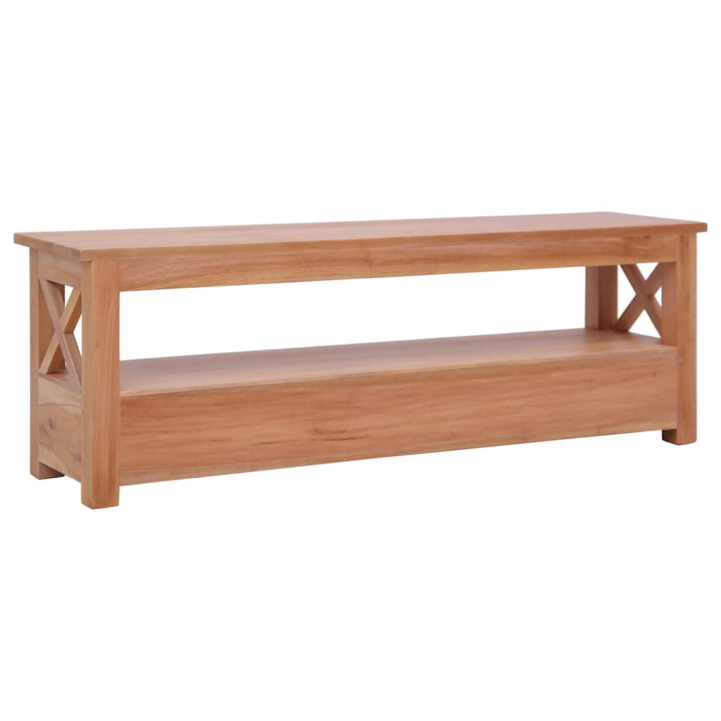 TV Cabinet 115x30x40 cm Solid Mahogany Wood