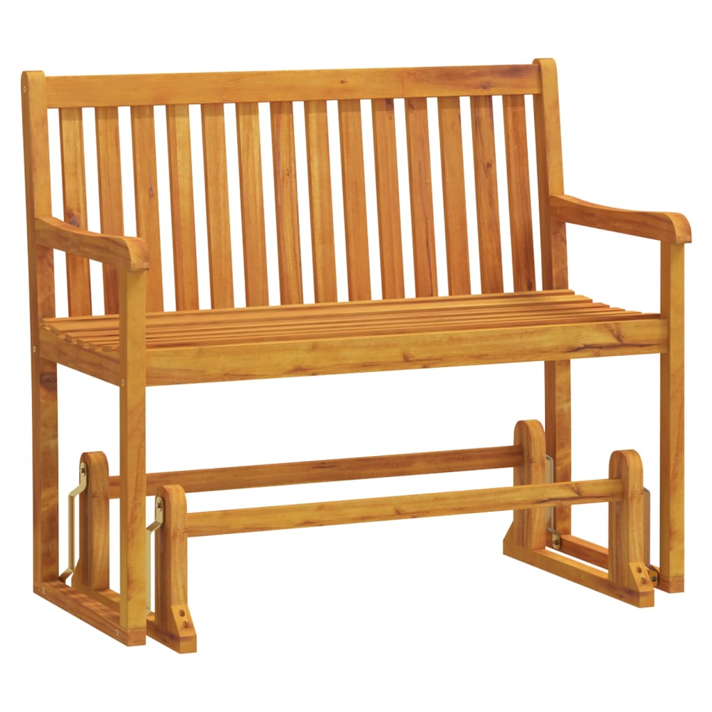 Swing Bench | Brown | Solid acacia wood | 110 cm | Swing Bench