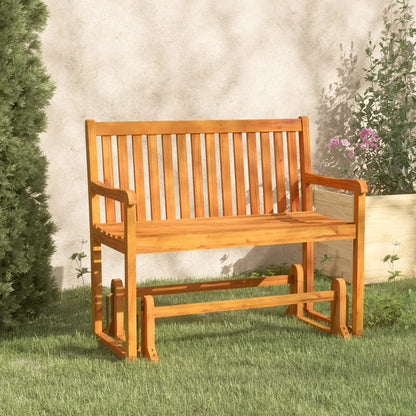 Swing Bench | Brown | Solid acacia wood | 110 cm | Swing Bench
