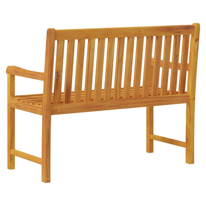 Garden benches 1-Seater 110 x 55.5 x 90 cm Solid Acacia Wood