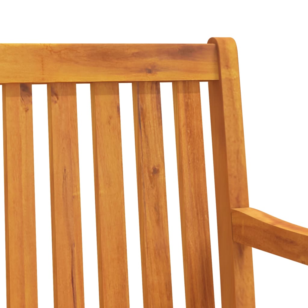 Garden benches 1-Seater 110 x 55.5 x 90 cm Solid Acacia Wood