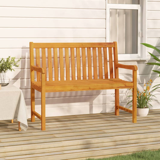 Garden benches 1-Seater 110 x 55.5 x 90 cm Solid Acacia Wood