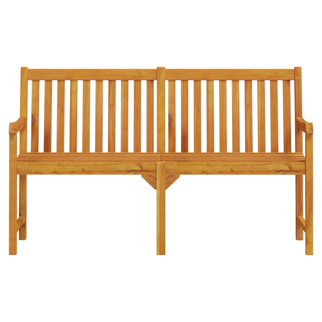 Garden benches 1-Seater 150 x 55.5 x 90 cm Solid Acacia Wood
