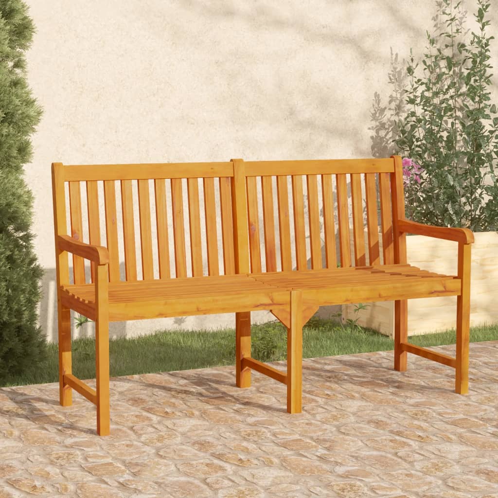 Garden benches 1-Seater 150 x 55.5 x 90 cm Solid Acacia Wood
