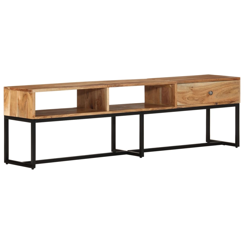 337991 vidaXL TV Cabinet 160x30x45 cm Solid Wood Acacia