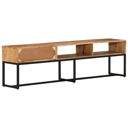 TV Cabinet 160x30x45 cm Solid Wood Acacia