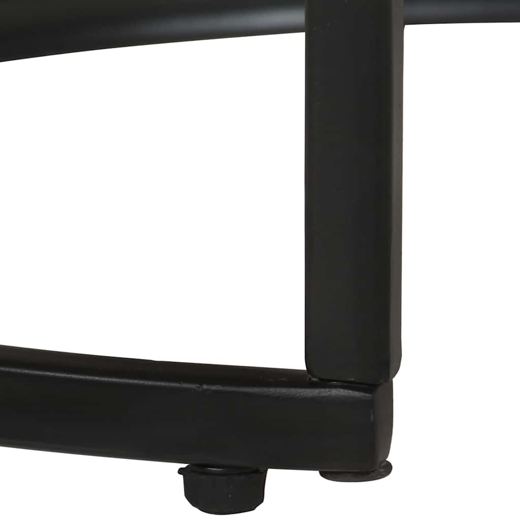 337999 vidaXL Nesting Tables 2 pcs Rough Mango Wood