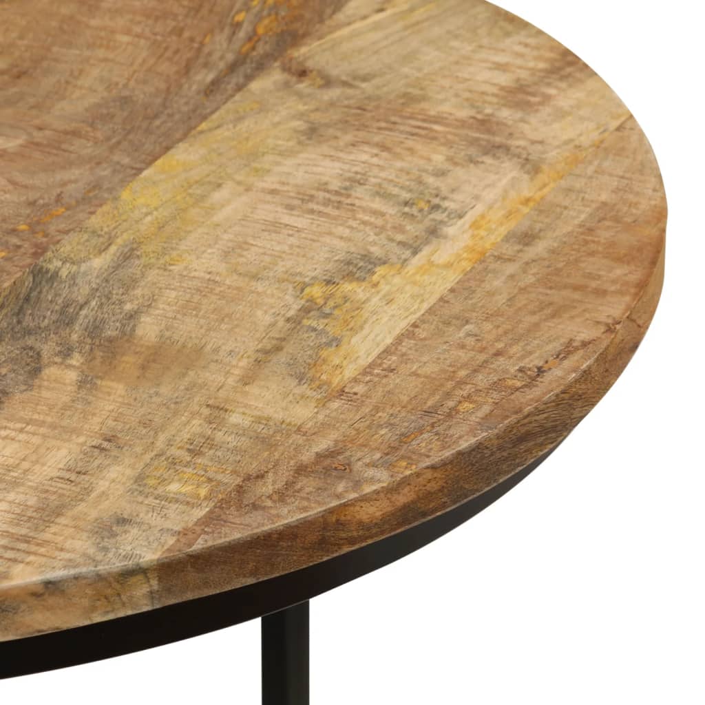 Nesting Tables 3 pcs Rough Mango Wood