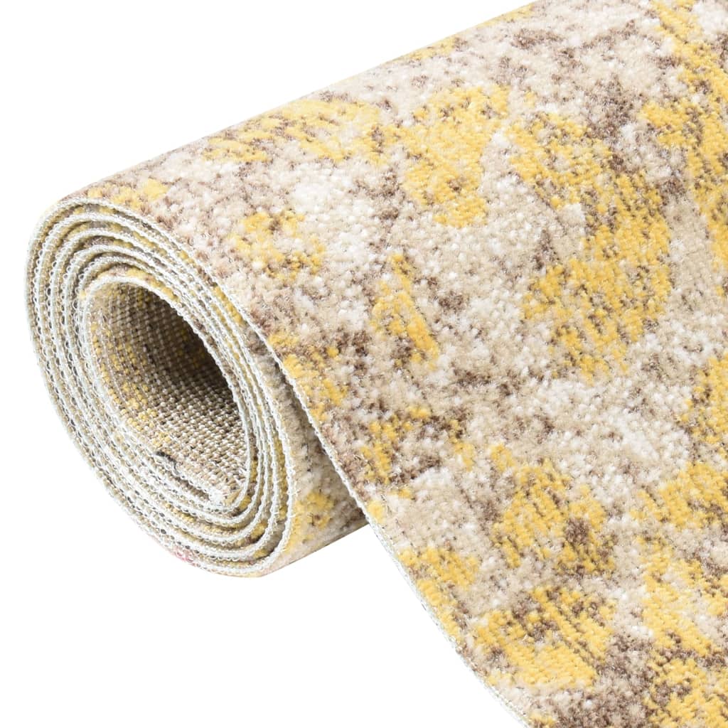 Outdoor Rug Flatweave 80x150 cm Yellow