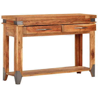 338469 vidaXL Console Table 110x34x74 cm Solid Wood Acacia