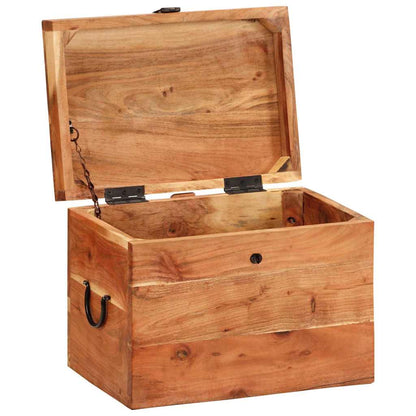 338482 vidaXL Storage Box 39x28x31 cm Solid Wood Acacia