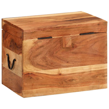 Storage Box 39x28x31 cm Solid Wood Acacia