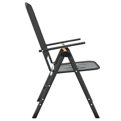 Folding Garden Chair | Set of 2 | Anthracite
