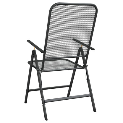 Folding Garden Chair | Set of 2 | Anthracite