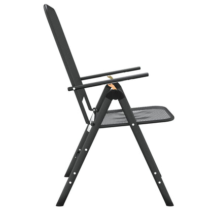 Folding Garden Chair | Set of 4 | Anthracite