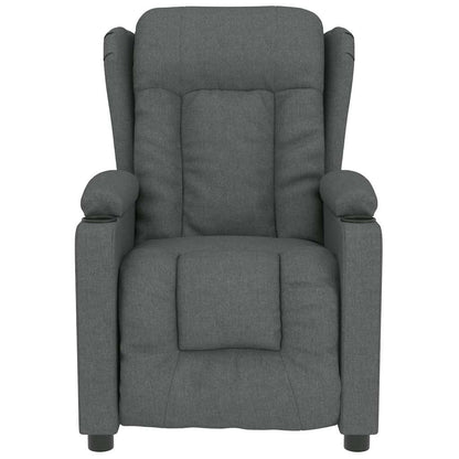 Massage Chair Dark Grey Fabric