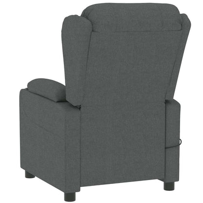 Massage Chair Dark Grey Fabric