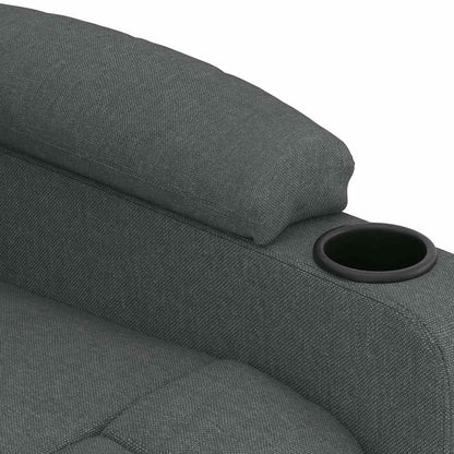 Massage Chair Dark Grey Fabric