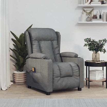 Massage Chair Dark Grey Fabric