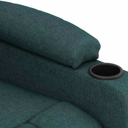 Massage Chair Dark Green Fabric