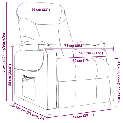 Massage Chair Cream Fabric