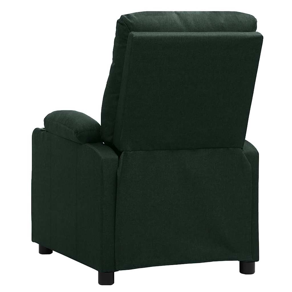 Massage Chair Dark Green Fabric