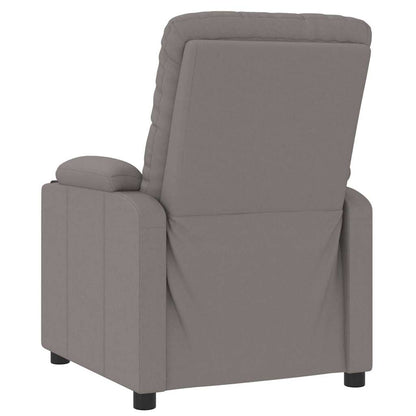 Massage Chair Taupe Fabric