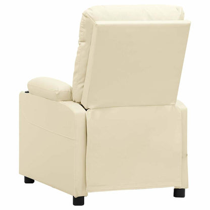 Massage Chair Cream Faux Leather
